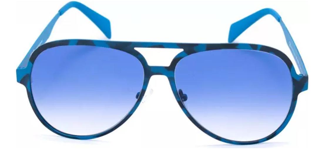 Blue Metal Sunglasses